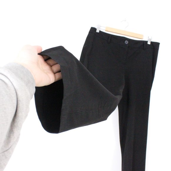 *Hilary Radley Black Straight High Waisted Trouser Pant - Picture 1 of 5